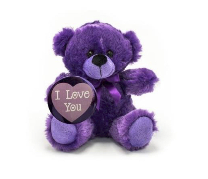 small purple teddy bear